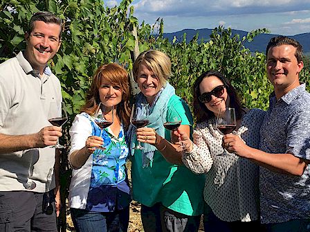 wine tour to Villa Poggio Torselli